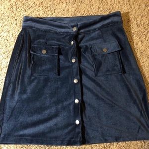 Blue Umgee mini skirt